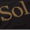 Camiseta negra Sol type