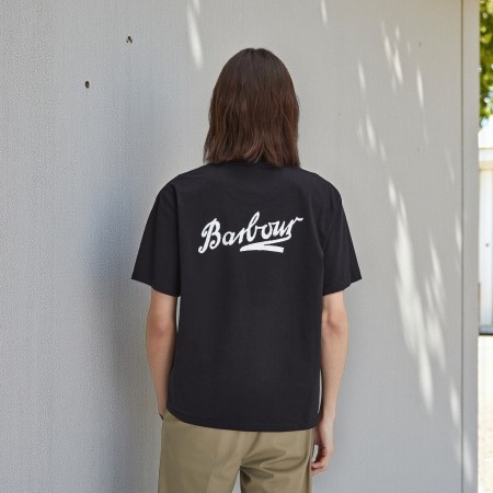 Camiseta Barbour Bowery black