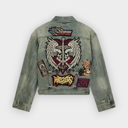 Deus Ex Machina – Chaqueta Sasafras Jacket Dirty Denim