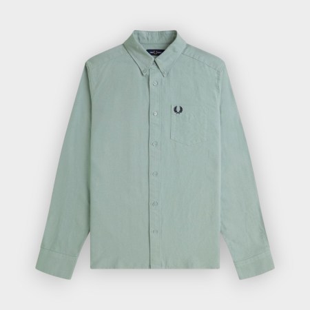 Camisa Oxford hoja laurel