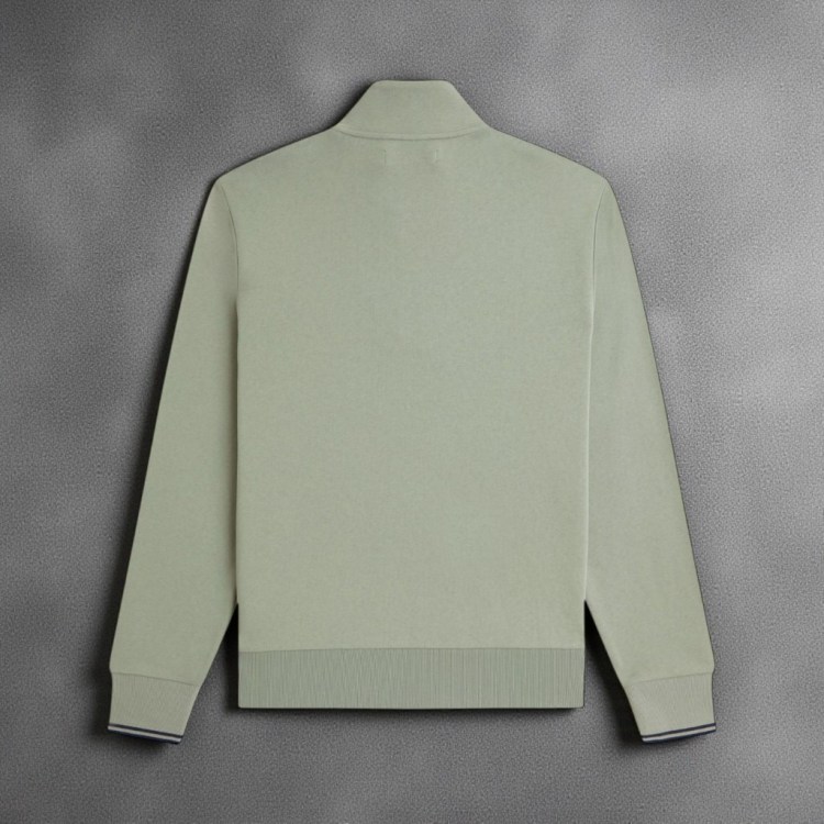 Sudadera media cremallera laurel