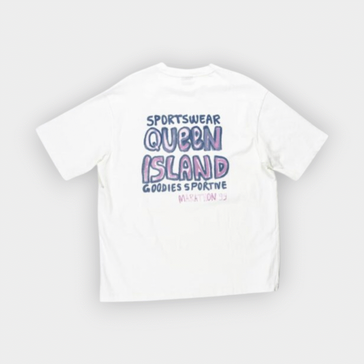 Camiseta Queen island white