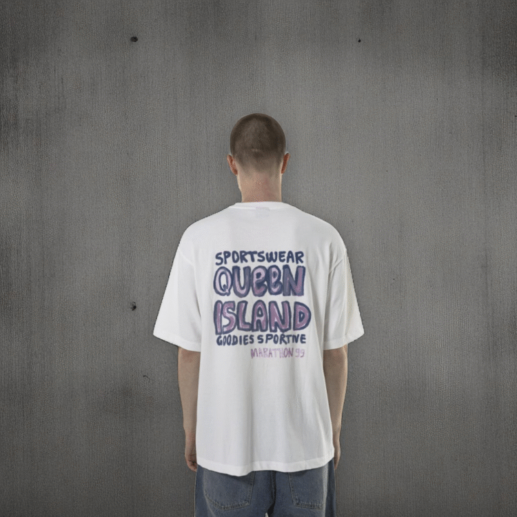 Camiseta Queen island white