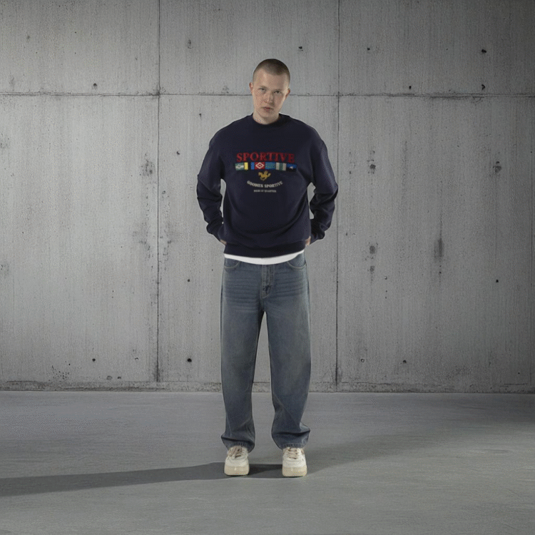 Sudadera Legacy flags navy