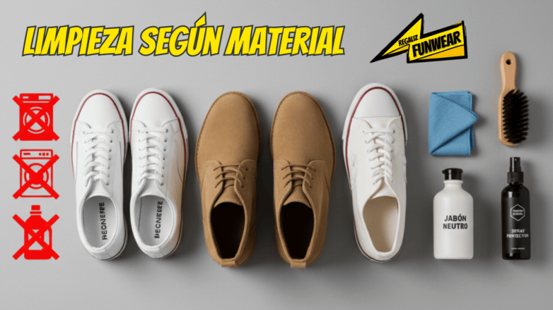 Cómo limpiar correctamente tus zapatillas (sin lavadora): guía por materiales y errores a evitar