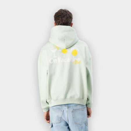 On Vacation – Sudadera Triple Fun Hoodie Unisex Mint
