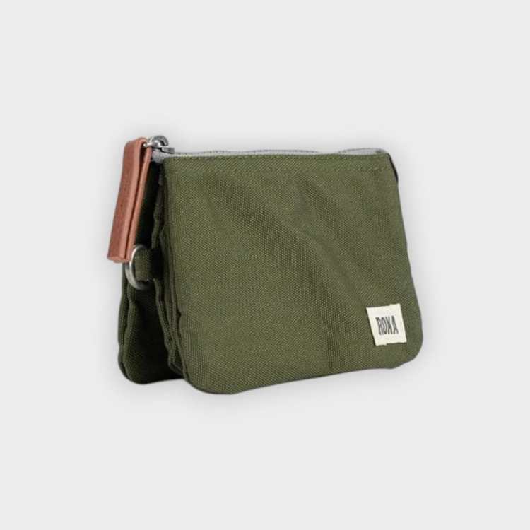 Roka – Cartera Carnaby Moss Recycled Canvas Small – foto 2