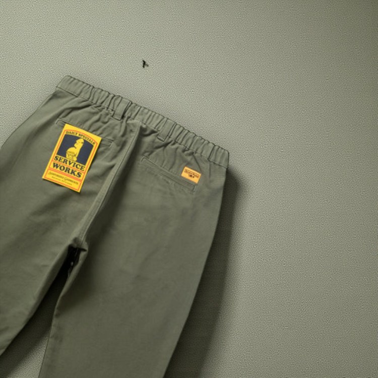 Pantalones Canvas waiters olive