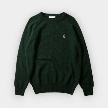 Edmmond - Sudadera Duck Patch Verde Oscuro