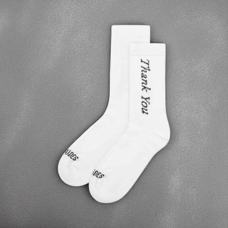 Calcetines The Dudes white