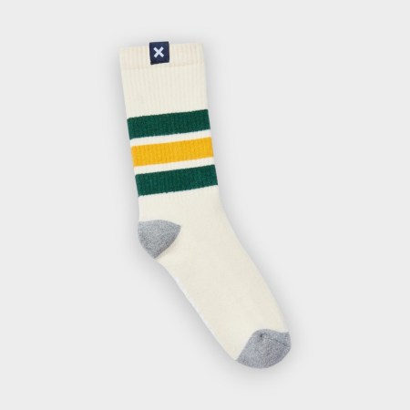 Calcetines Stripes blanco roto