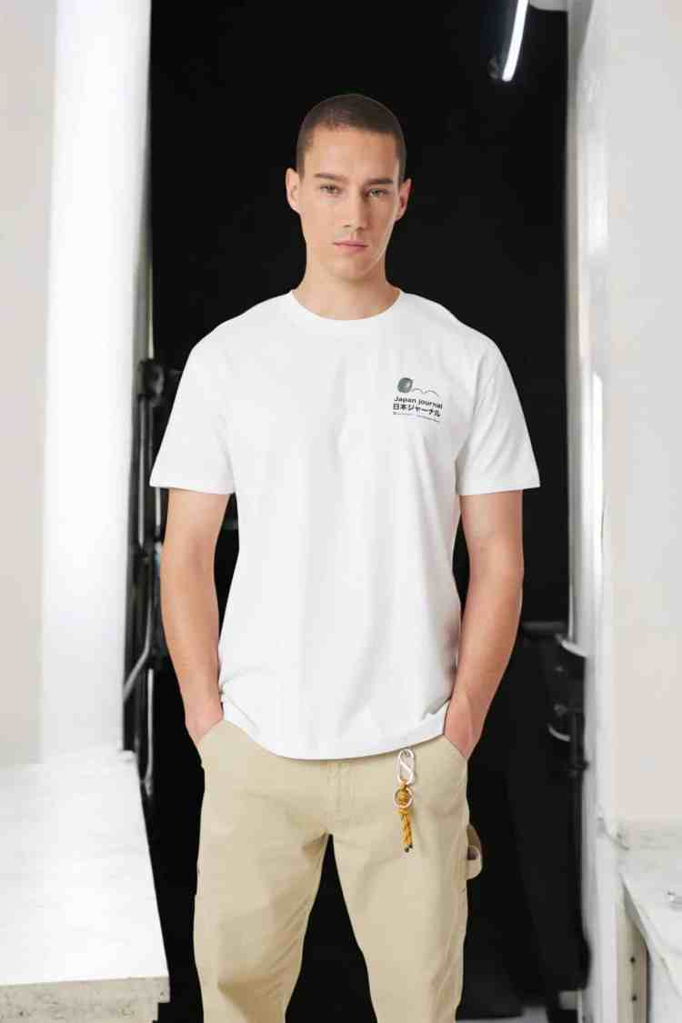 Camiseta Road blanca