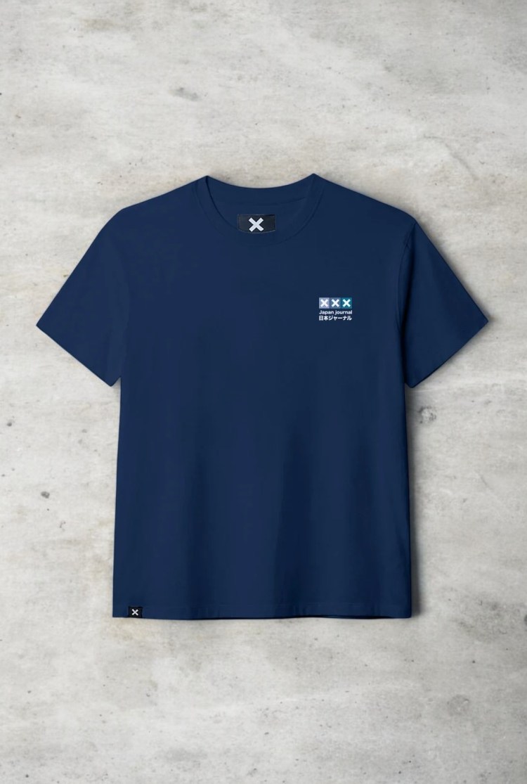 Camiseta Square azul marino