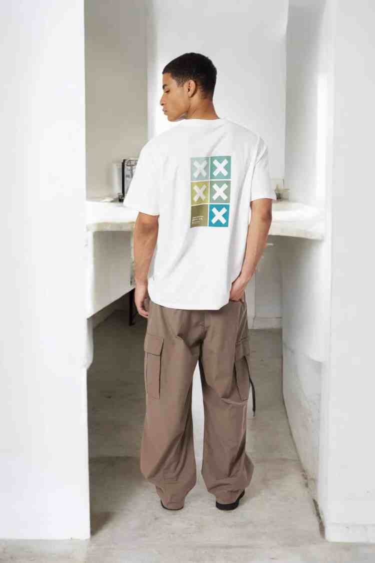 Camiseta Square blanca