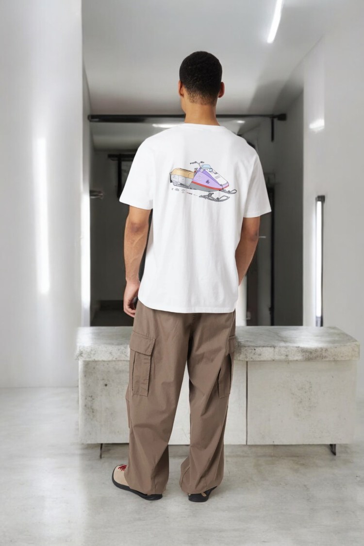 Camiseta Sushi pow blanca