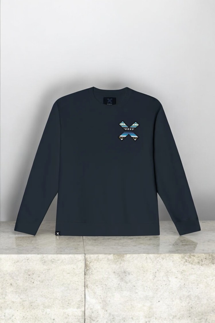 Sudadera Blue Banana antracita