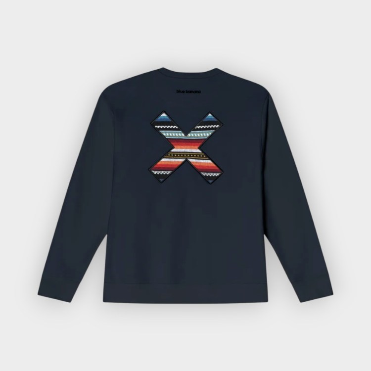 Sudadera Blue Banana antracita