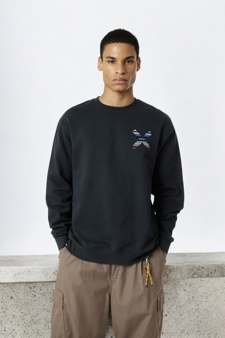 Sudadera Blue Banana antracita