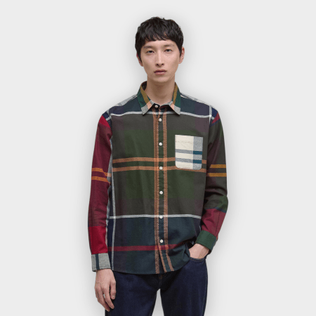 Barbour Heritage – Camisa Patchwork Oversized Tartan