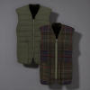 Chaleco Barbour Reversible sage