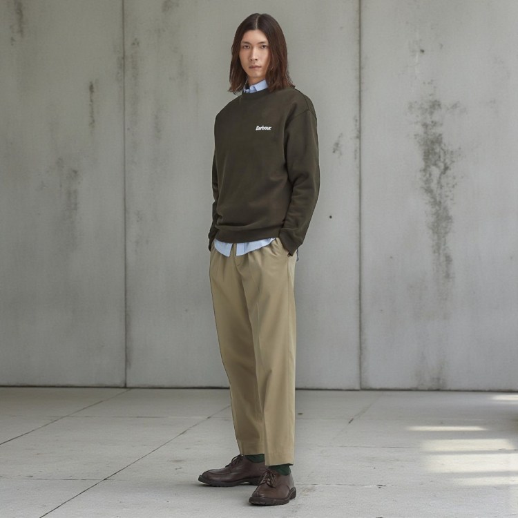 Sudadera Barbour Brushed sage