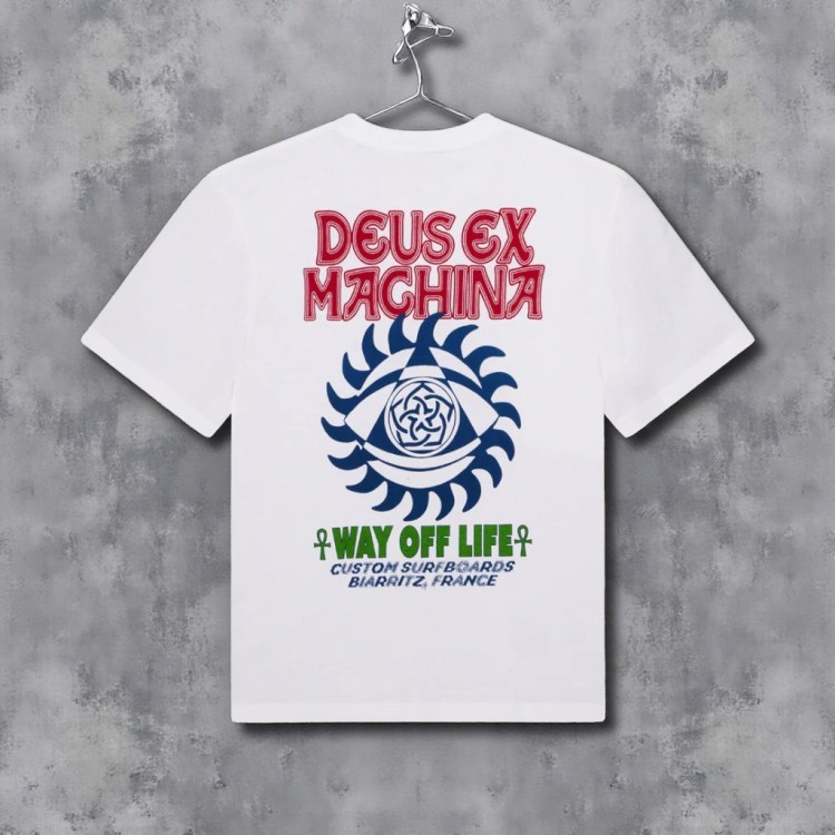 Camiseta Deus Crank white