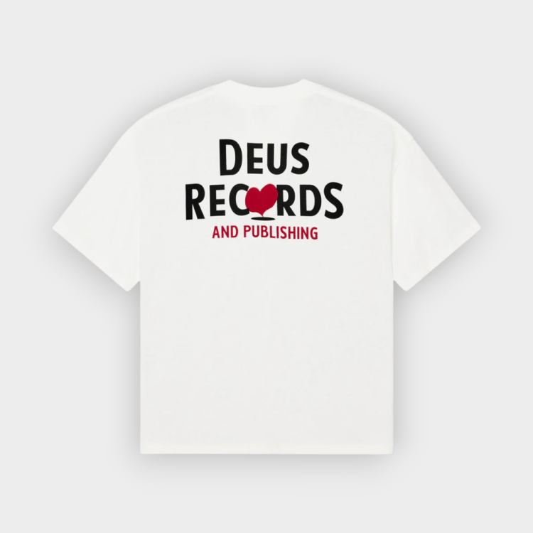 camiseta Deus Deep white