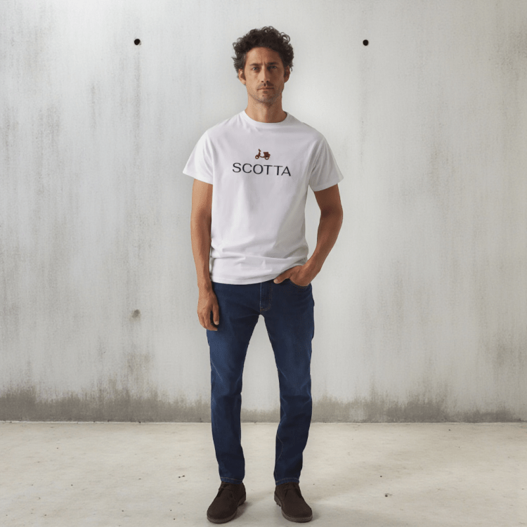 Camiseta Scotta Logo blanco