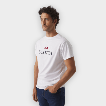 Camiseta Scotta Logo blanco