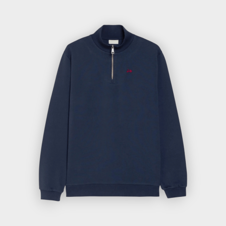 Sudadera Scotta zip marino