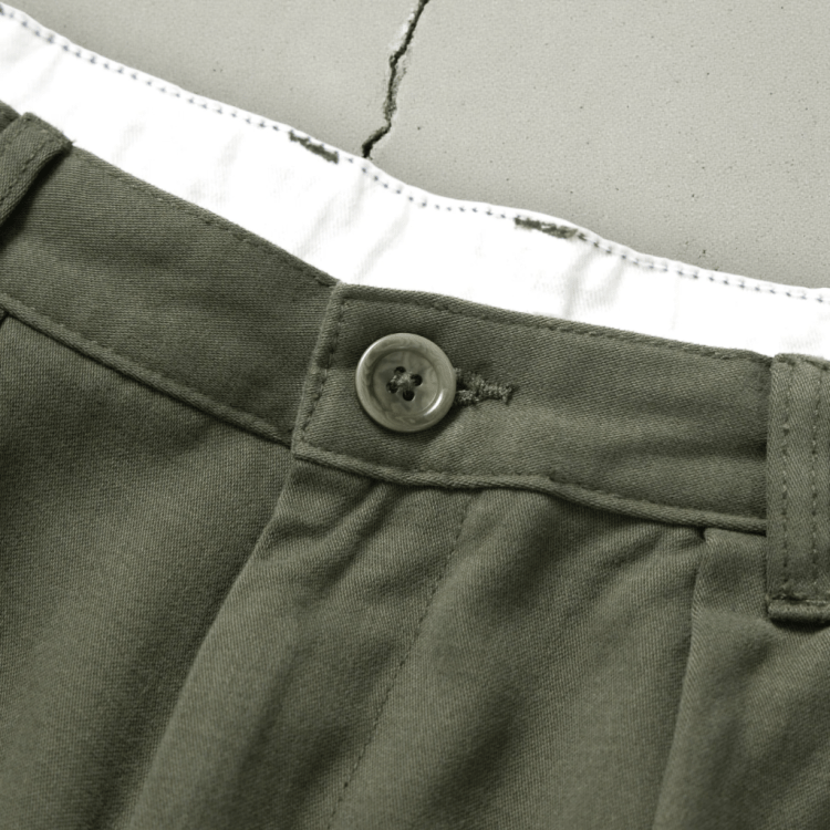 Pantalones Moleskin chef moss