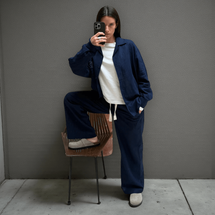 Pantalones Yuxus nocturne Linen