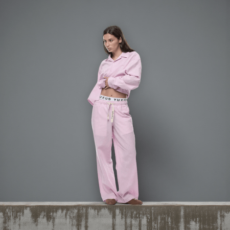 Pantalones Yuxus raspberry Linen