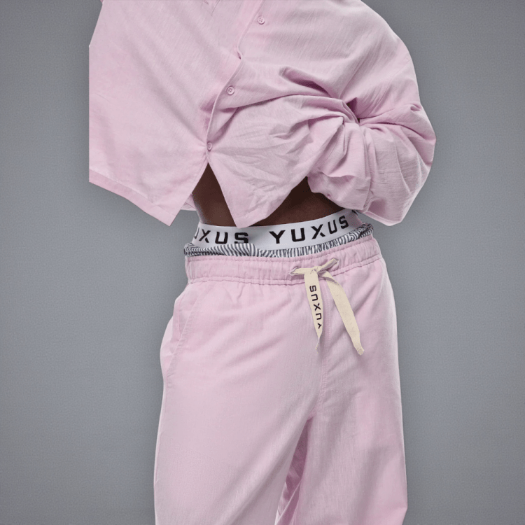 Pantalones Yuxus raspberry Linen