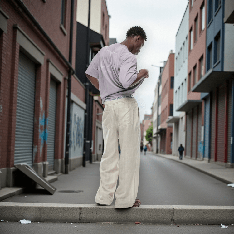 Pantalones Yuxus tawny Linen