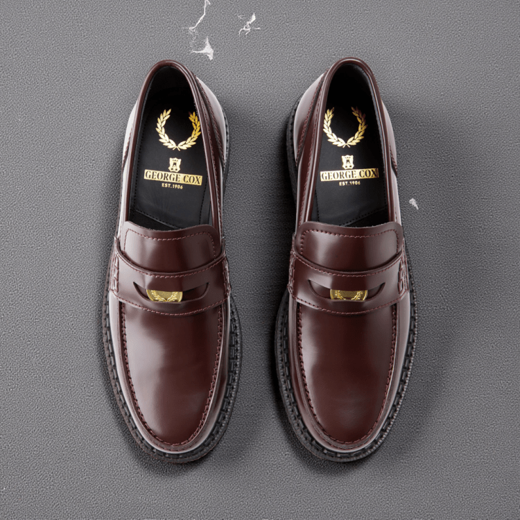 Mocasín Fred Perry burdeos