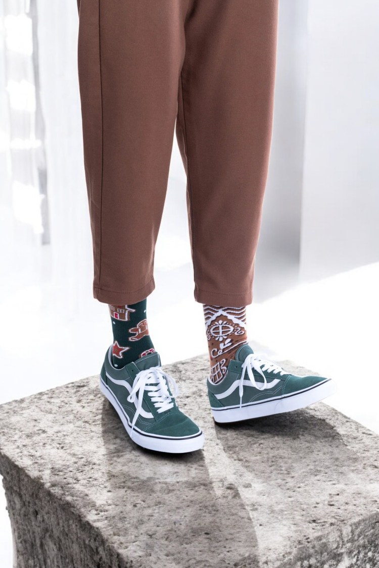 Calcetines Many Mornings Gingerbread