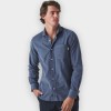 Camisa Wood pocket marino