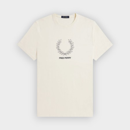 Camiseta Fred Perry crudo