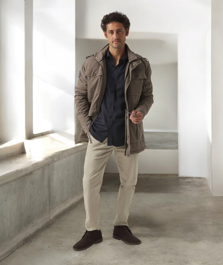 Chaqueta Scotta Sahariana khaki