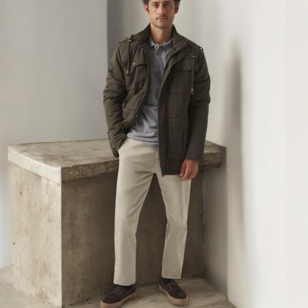 Chaqueta Scotta Sahariana marrón