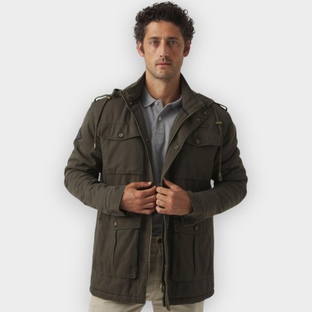 Chaqueta Scotta Sahariana marrón