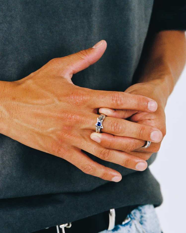 Anillo Twojeys blue Calda