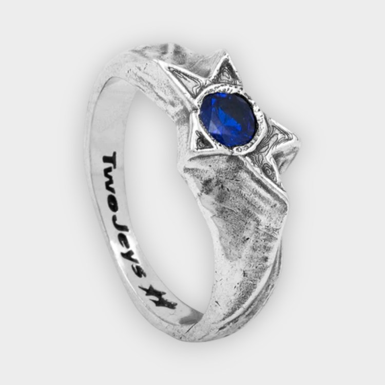 Anillo Twojeys blue Calda