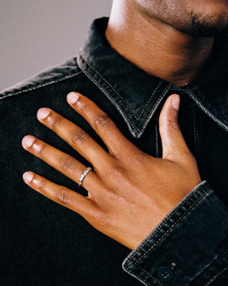 Anillo Twojeys Studded silver