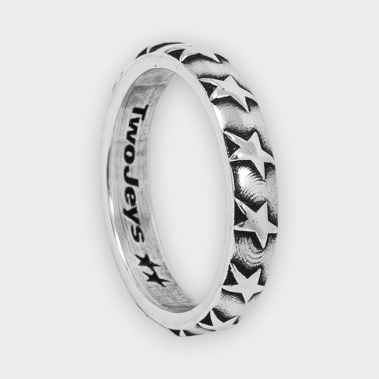 Anillo Twojeys Studded silver