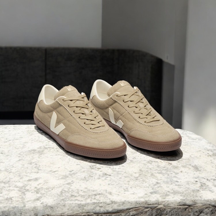 Panenka suede taupe pierre