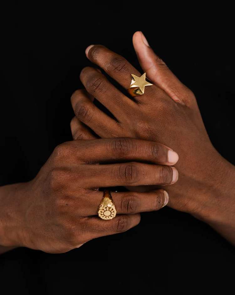 Anillo Shooting Star gold