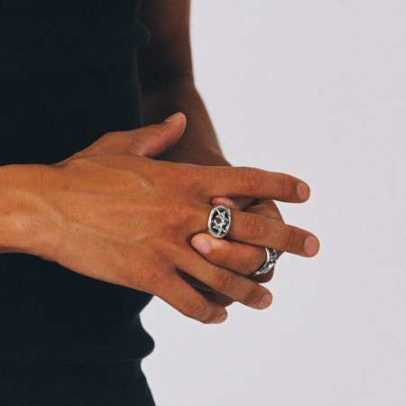 Anillo Twojeys Signet white