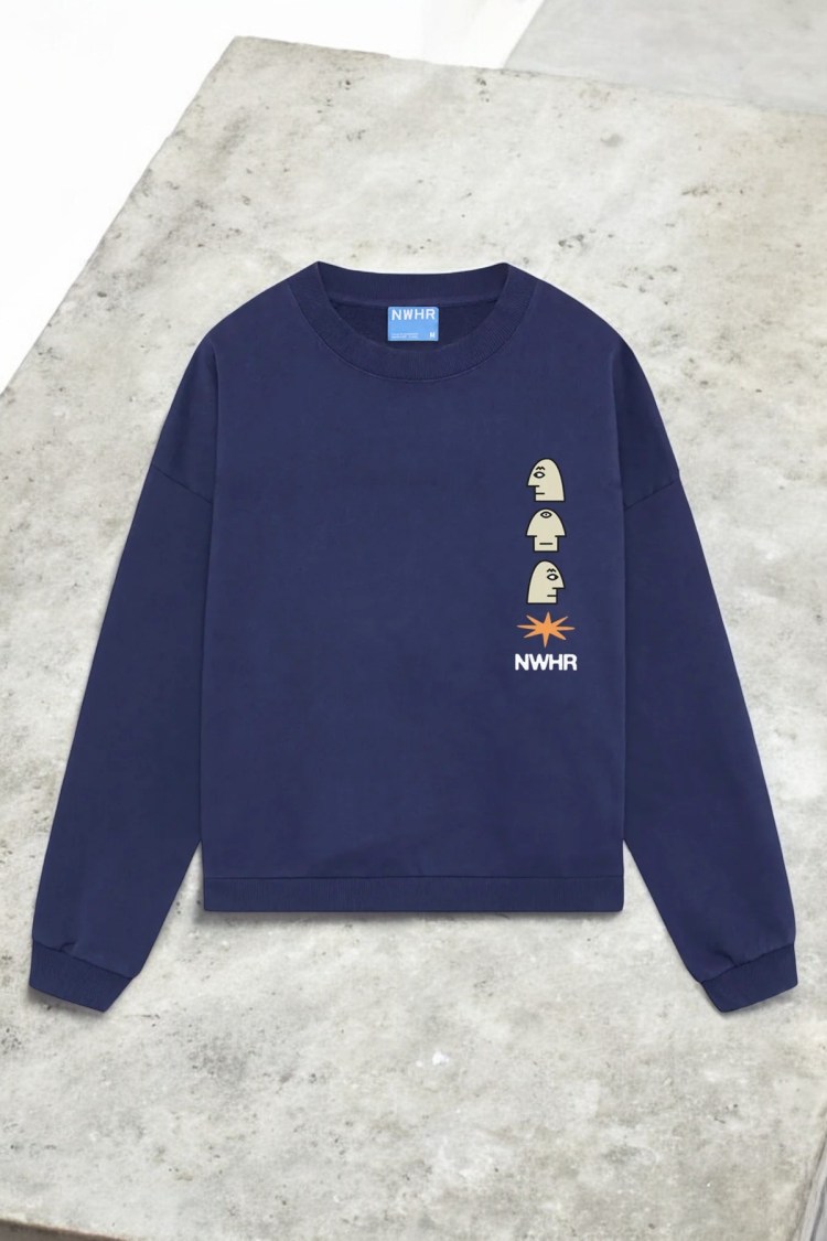 sudadera NWHR Perspective blue